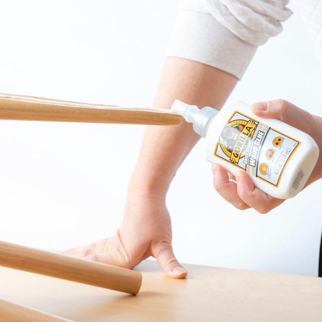 Alt view image 5 of 7 - Gorilla Dries Clear Wood Glue: 4 oz. bottle (Clear)