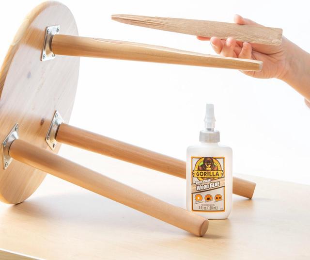 Alt view image 6 of 7 - Gorilla Dries Clear Wood Glue: 4 oz. bottle (Clear)