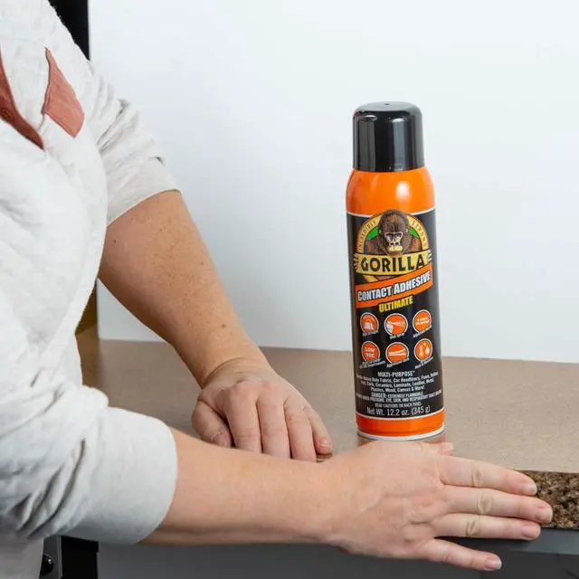 Alt view image 4 of 8 - Gorilla Contact Spray Adhesive Ultimate: 12.2 oz. (Clear)
