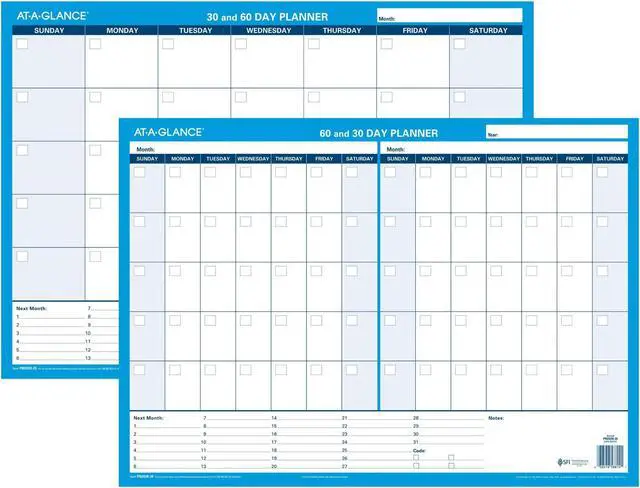Alt view image 9 of 13 - AT-A-GLANCE Undated 3060-Day Horizontal Erasable Wall Calendar Reversible 24 x