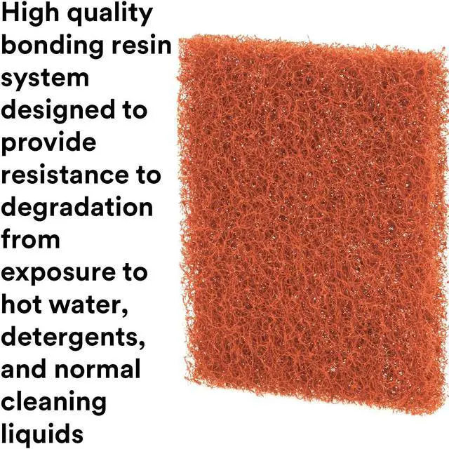 Alt view image 2 of 3 - Scotch-Brite Quick Clean Heavy Duty Griddle Pad: 4 in. x 5.25 in.