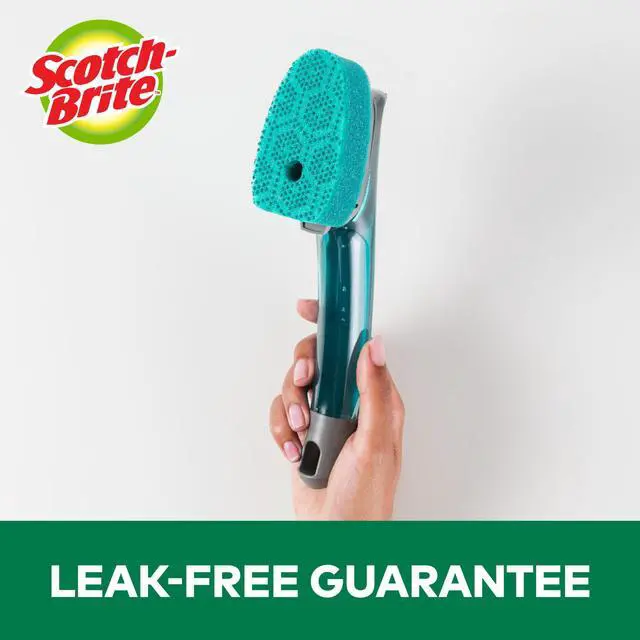 Alt view image 6 of 8 - Scotch-Brite Soap Control Scrub Dots Heavy Duty Dishwand: 1 Dishwand (Green)