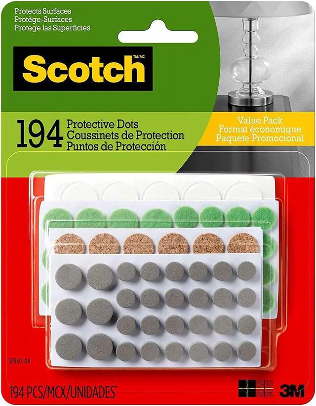 Main image of Scotch Protective Dots [Bumpers]: 194-pack (Multicolored)