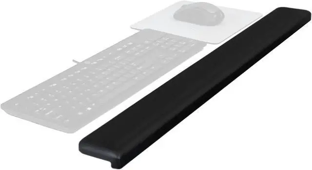 Alt view image 20 of 20 - 3M Gel Wrist Rest for Standing Desks, 30.13 x 3.25 x 1, Black - OEM