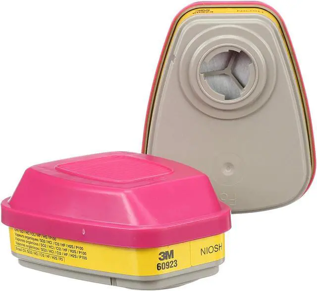 Alt view image 11 of 13 - 3M 60923 Cartridge/Filter for Organic Vapors, Acid Gases, Particulates