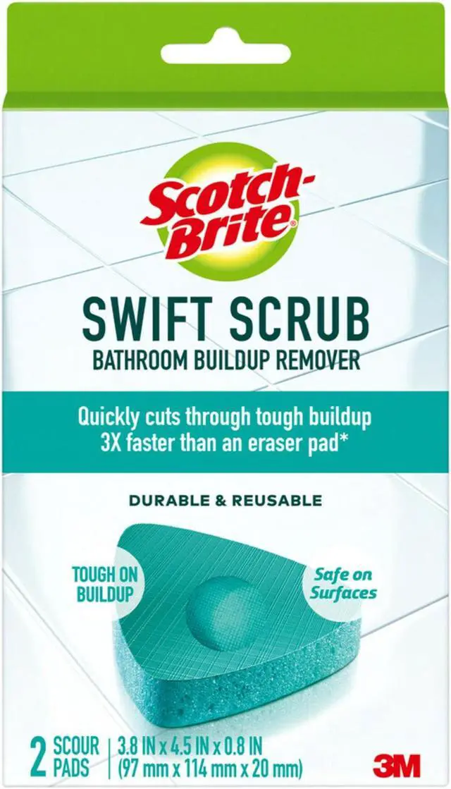 Main image of Scotch-Brite Swift Scrub Bathroom Buildup Remover: 2-pack (Green) *2-pack