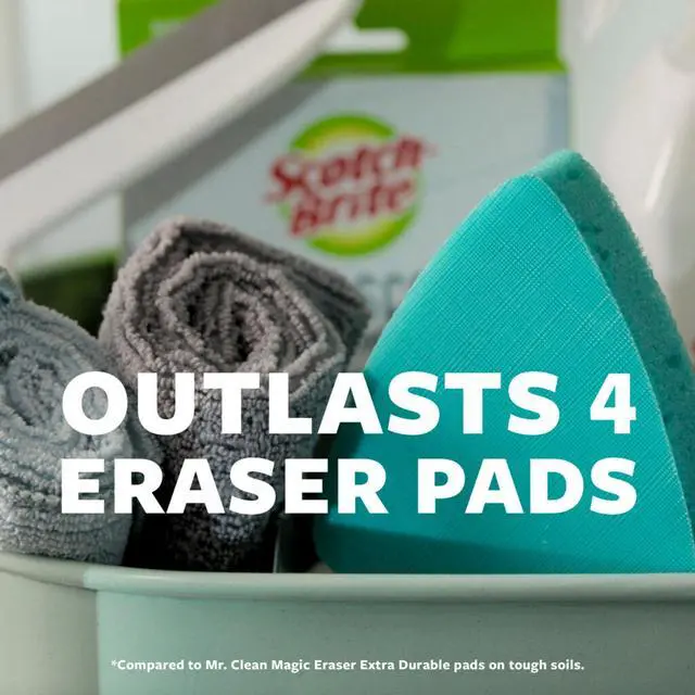 Alt view image 4 of 6 - Scotch-Brite Swift Scrub Bathroom Buildup Remover: 2-pack (Green) *2-pack