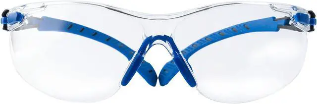 Main image of 3M Anti-Fog Goggle with Scotchgard Protector (47210H1-VDC-PS): eyewear (Black/Blue, Clear Lens)