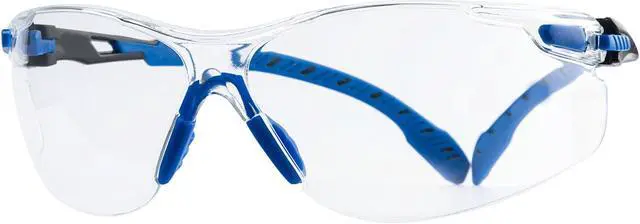 Alt view image 2 of 3 - 3M Anti-Fog Goggle with Scotchgard Protector (47210H1-VDC-PS): eyewear (Black/Blue, Clear Lens)