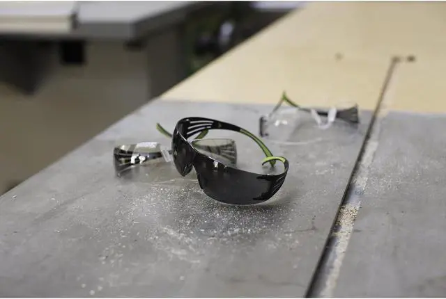 Alt view image 3 of 4 - Peltor Sport SecureFit Safety Eyewear: Clear + Amber + Gray Lenses, Anti-Fog / 3-pack (Multicolored)