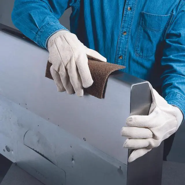 Alt view image 3 of 7 - Scotch-Brite Heavy Duty Hand Pad: 6 in. x 9 in. (Tan) *5-pack