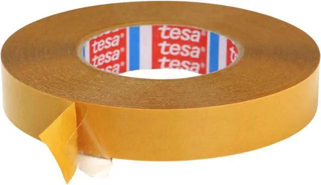 Main image of tesa Double-Sided Polypropylene Film Tape [Acrylic Adhesive] (51970): 1 in. x 55 yds. (Transparent)