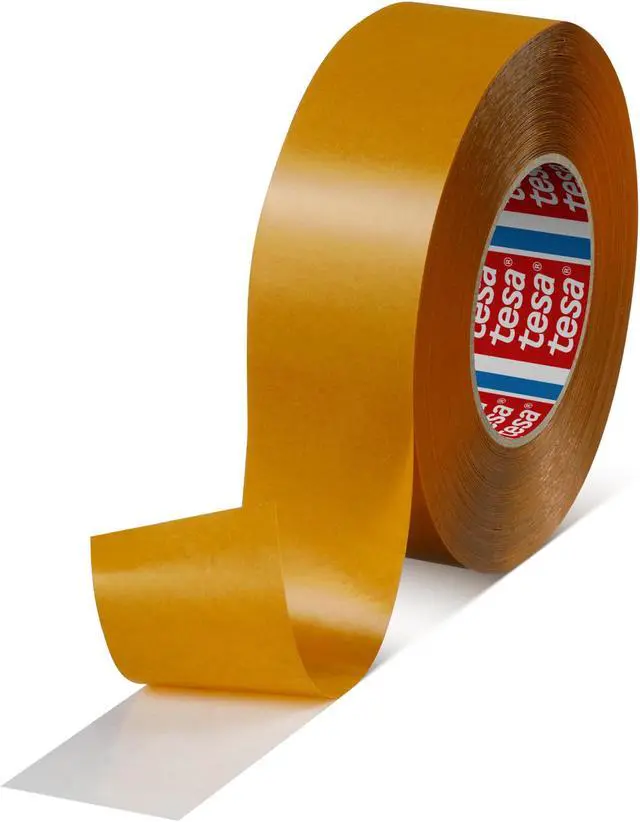 Alt view image 2 of 7 - tesa Double-Sided Polypropylene Film Tape [Acrylic Adhesive] (51970): 1 in. x 55 yds. (Transparent)