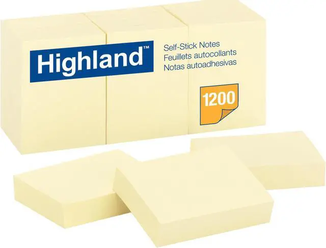 Alt view image 7 of 8 - 3M COMPANY MMM6539YW NOTES HIGHLAND YELLOW 1.5 INCH X 2 INCH