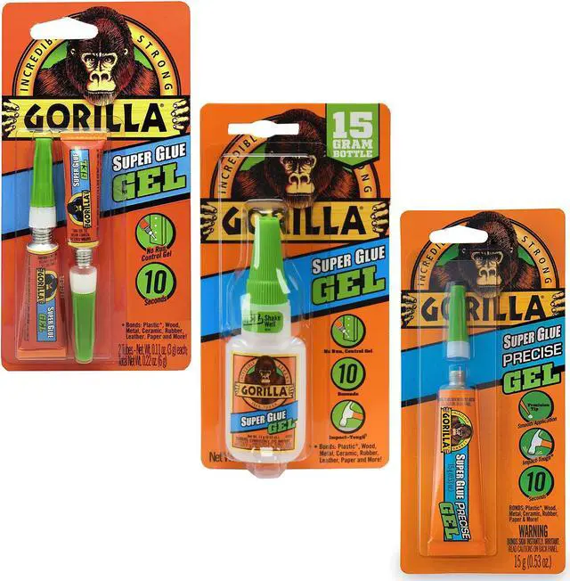 Alt view image 3 of 6 - Gorilla Super Glue Gel: 25g bottle / XL (Clear)