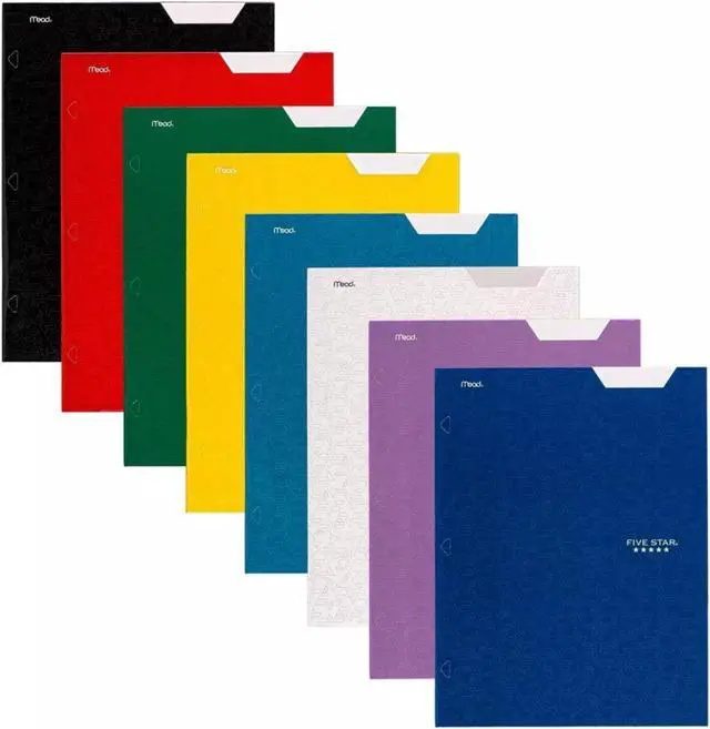 Main image of Five Star Pocket & Prong Paper Folder [Geometric Pattern]: 9 in. x 11 in. (Color May Vary) *1 folder