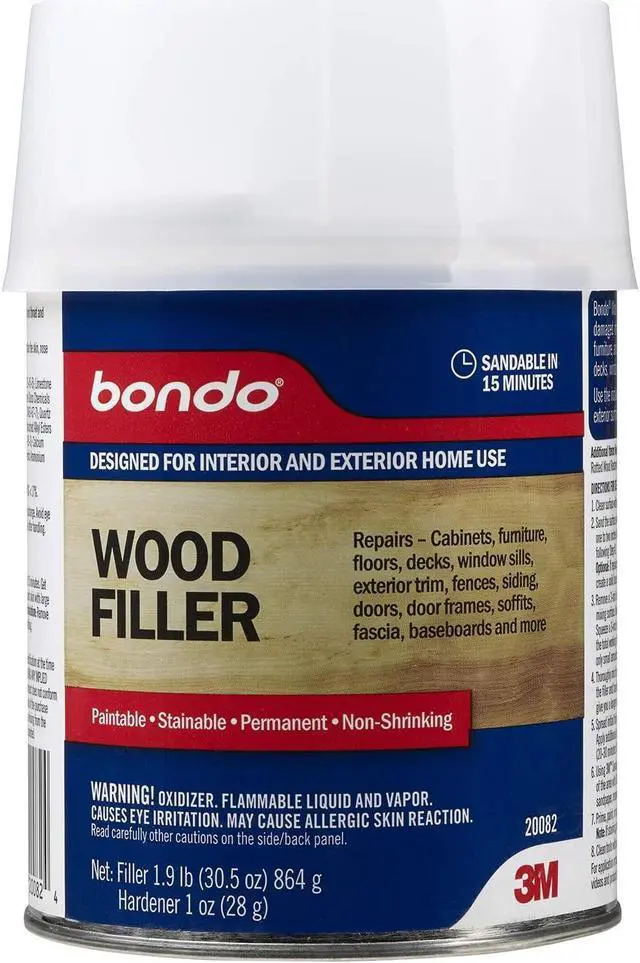Alt view image 4 of 5 - Bondo 20082 Wood Filler - 1 Quart