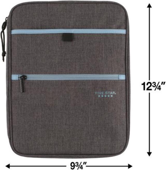 Alt view image 11 of 11 - five star zipper binder, 1 inch 3 ring binder, carry-all with internal pockets & dividers, assorted colors, color selected for you, 1 count (29092) , black - OEM