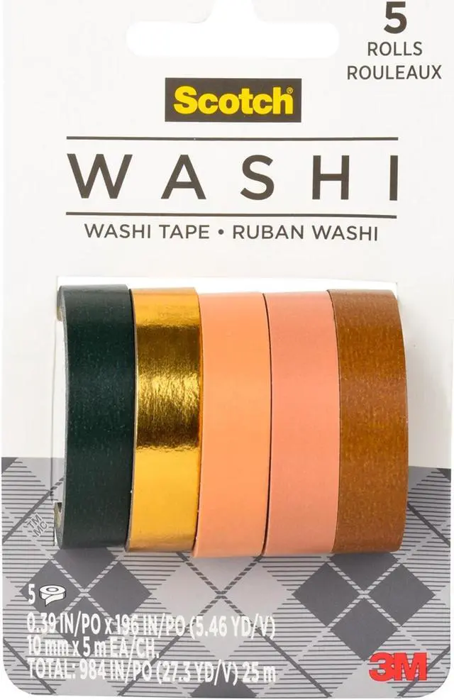 Main image of Scotch Washi Tape [5-Pack]: 5-pack (Sunset Design)