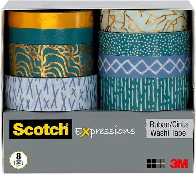 Main image of Scotch Washi Tape [8-Pack]: 8-pack / Assorted (8 patterns) Style #6