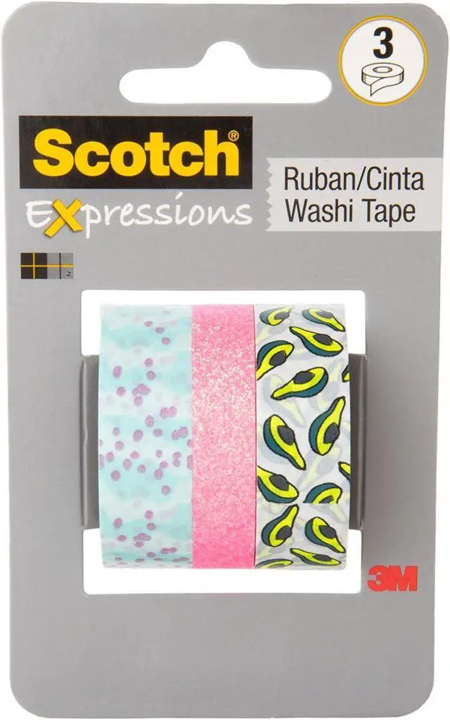 Main image of Scotch Washi Tape [3-Pack]: 3-pack / Assorted (3 patterns) Style #32