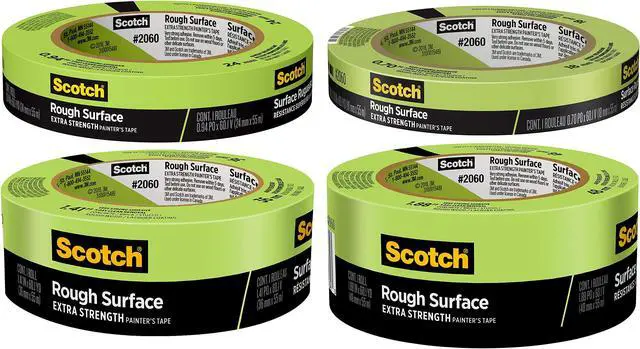 Alt view image 5 of 6 - 3M 206048ABK Masking Tape for HardtoStick Surfaces 206048ABK Green, 48 mm x 55 m You are purchasing the Min order qu