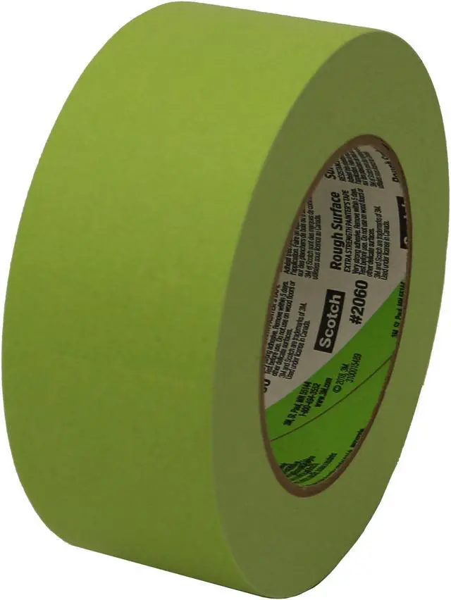 Alt view image 2 of 6 - 3M 206048ABK Masking Tape for HardtoStick Surfaces 206048ABK Green, 48 mm x 55 m You are purchasing the Min order qu
