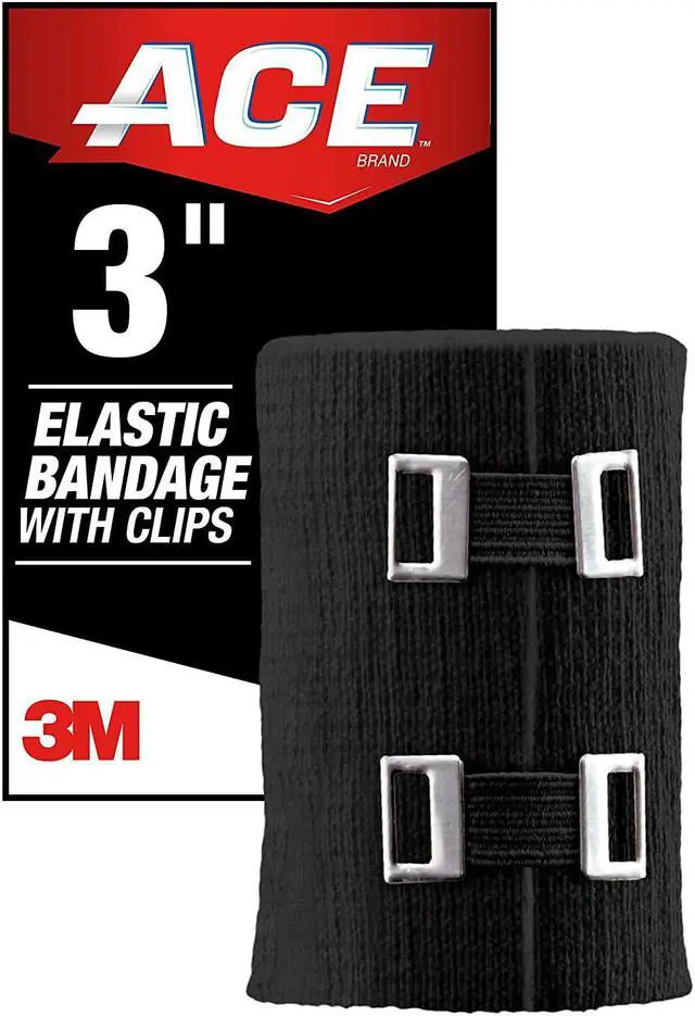 Alt view image 4 of 5 - Ace Elastic Bandage, Black, 3 Inch