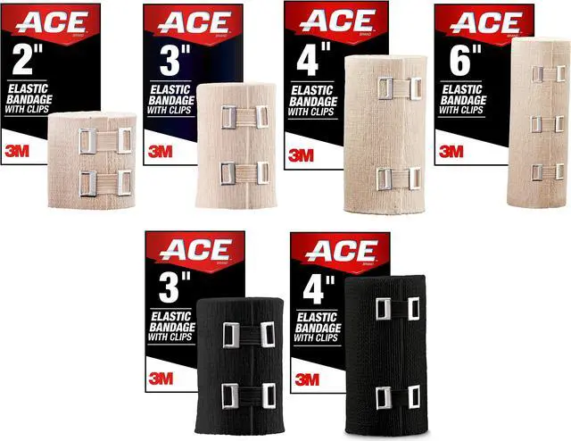 Alt view image 5 of 5 - Ace Elastic Bandage, Black, 3 Inch