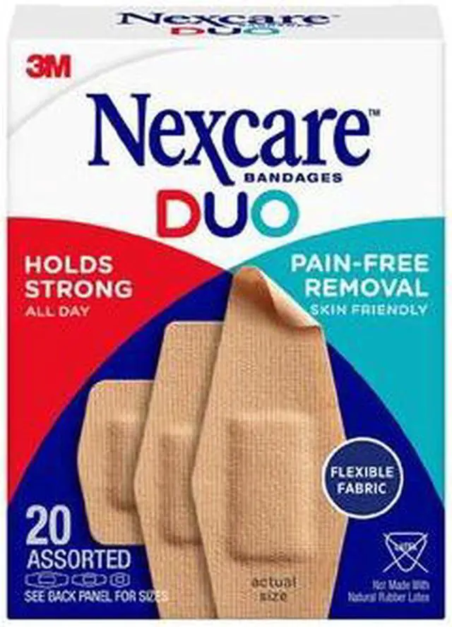 Alt view image 2 of 4 - Nexcare Duo Bandages Assorted - 20 ct