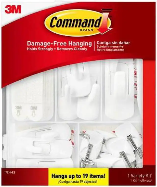 Alt view image 13 of 14 - 3M COMPANY 54PK GP Hooks ASSTD 17231-ES