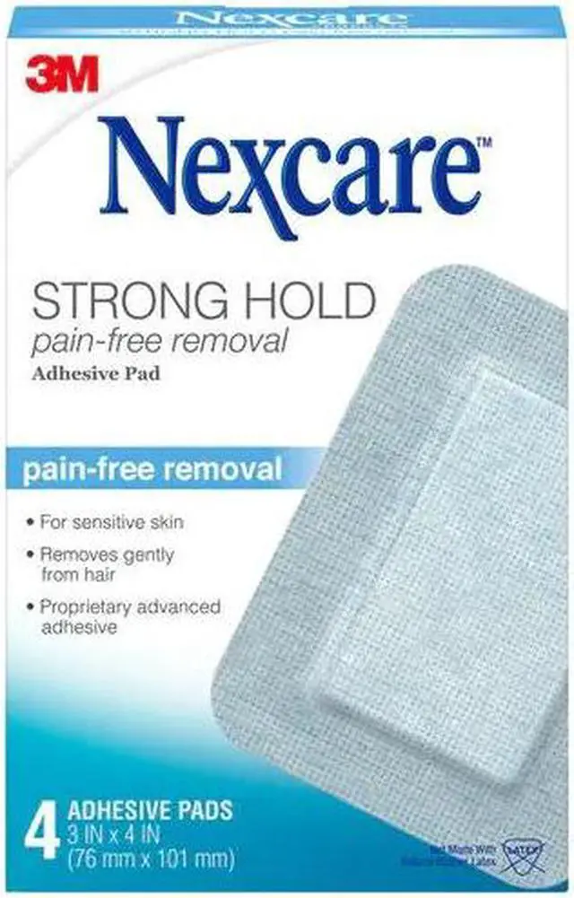 Alt view image 2 of 5 - Nexcare Sensitive Skin Adhesive Pads 4 ea (Pack of 3)