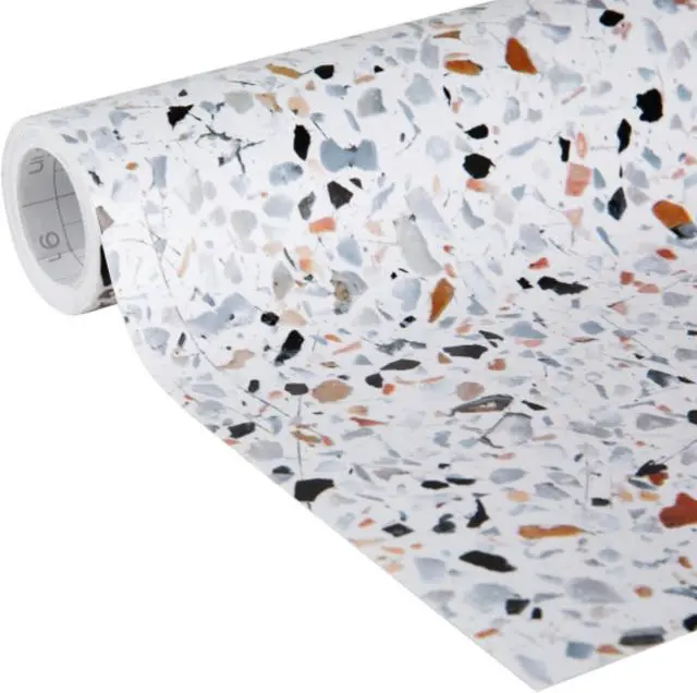 Main image of Duck Brand EasyLiner Removable Adhesive Shelf Liner: 20 in. x 15 ft. (Terrazzo)