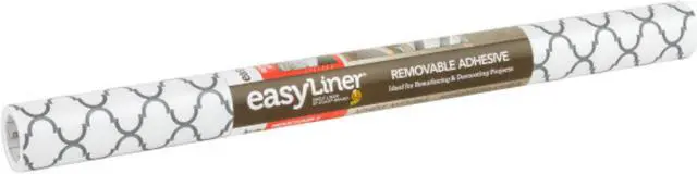 Alt view image 2 of 6 - Duck Brand EasyLiner Removable Adhesive Shelf Liner: 20 in. x 15 ft. (Weathered Wood)