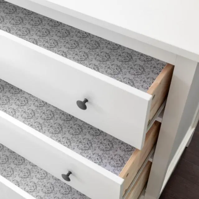 Alt view image 4 of 6 - Duck Brand EasyLiner Removable Adhesive Shelf Liner: 20 in. x 15 ft. (Weathered Wood)