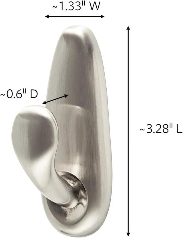 Alt view image 2 of 2 - Command Large Forever Classic Hook [Removable]: 2-pack (Bronze)