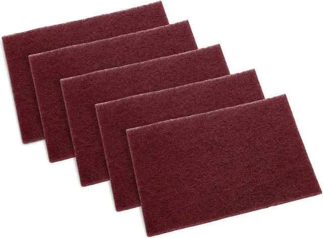 Main image of Scotch-Brite 7447B General Purpose Hand Pad [Very Fine]: 6 in. x 9 in. (Maroon) *5-pack