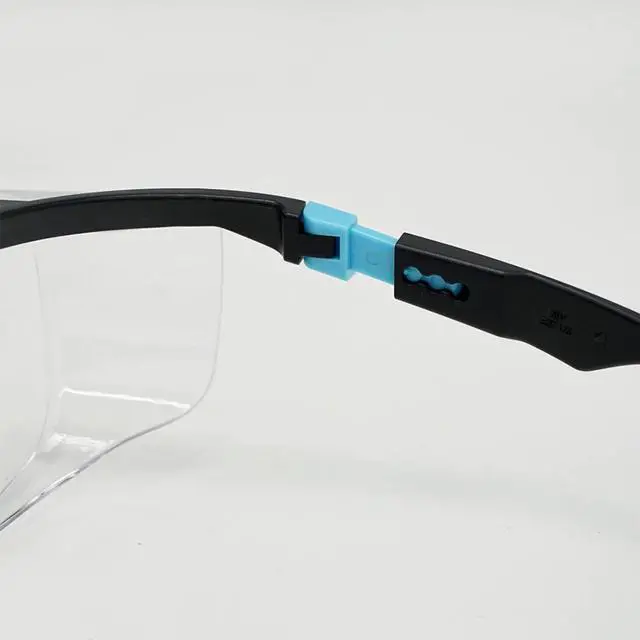 Alt view image 4 of 7 - Muveen 2X Anti-Fog Over The Glasses Safety Glasses: Universal Size / Tinted Lens (Blue)