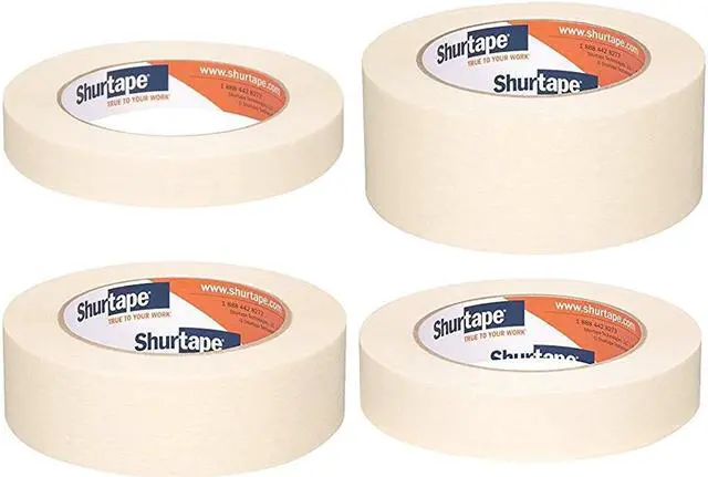 Alt view image 2 of 2 - Shurtape General-Purpose Grade Crepe Paper Masking Tape (CP-105): 3/4 in. x 60 yds. (Natural)