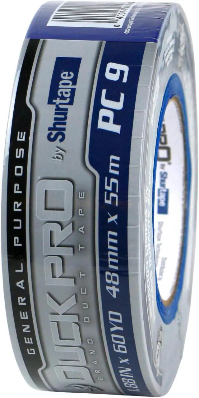 Alt view image 3 of 3 - Shurtape Duck Pro General Purpose Cloth Duct Tape (PC-9C): 2 in. (48mm actual) x 60 yds. (Blue)
