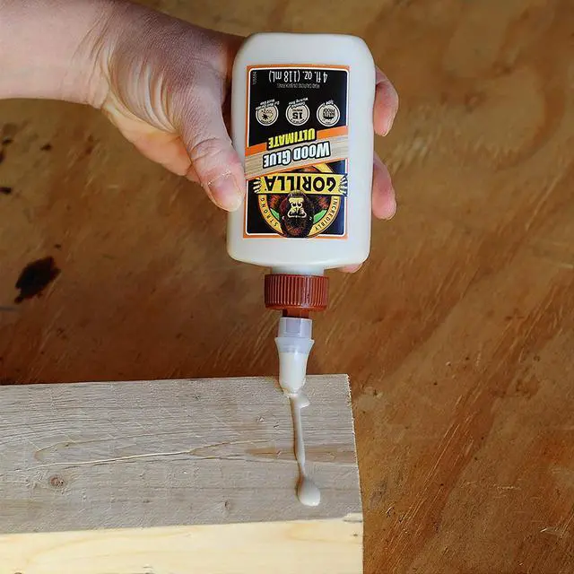 Alt view image 6 of 7 - Gorilla Wood Glue Ultimate: 4 oz. bottle (White)