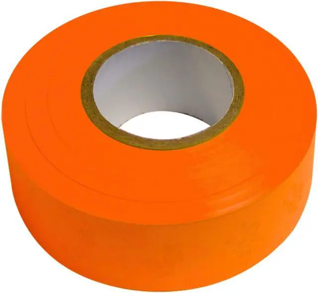 Main image of [NO ADHESIVE] DW SitePro Salamander Roll Flagging Tape [4 mils thick]: 1-3/16 in. x 50 yds. (Neon Orange)
