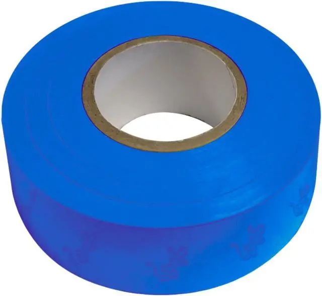 Alt view image 2 of 2 - [NO ADHESIVE] DW SitePro Salamander Roll Flagging Tape [4 mils thick]: 1-3/16 in. x 50 yds. (Neon Orange)