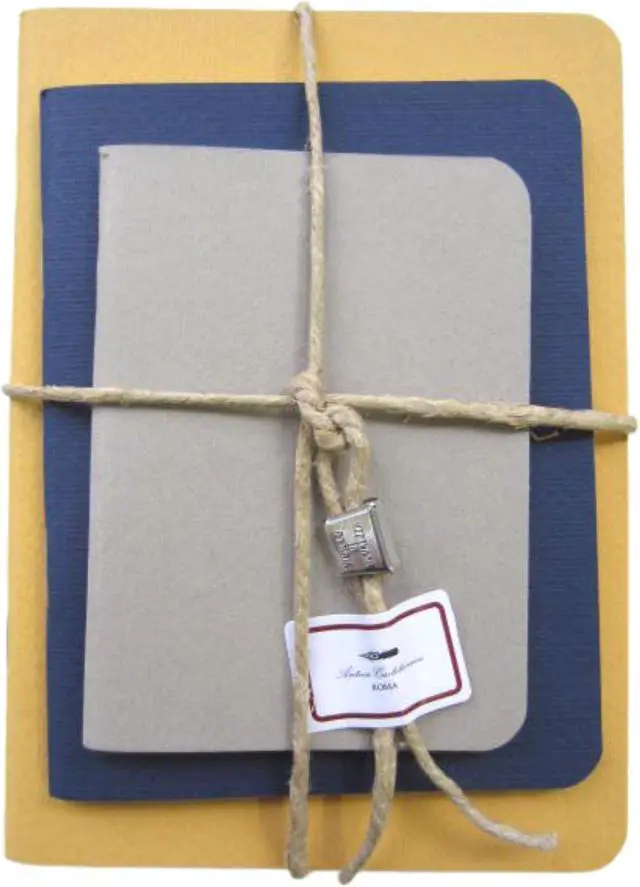 Alt view image 2 of 2 - Antica Cartotecnica Ruled Notebooks Set: set of 3 books (Green)