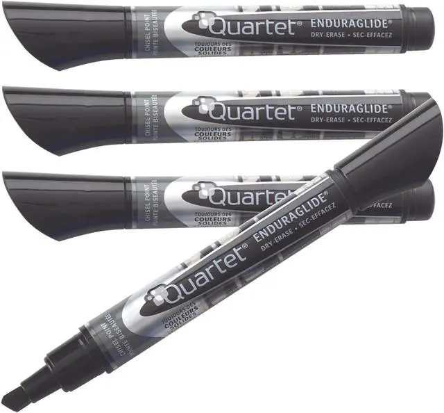 Alt view image 6 of 12 - Quartet Chisel-Tip Dry Erase Marker, Black, 12 PK 5001-2MA - OEM