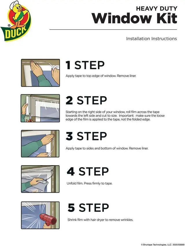 Alt view image 2 of 6 - Duck Brand Rolled Window Insulation Kit: 84 in. x 120 in. (Clear)