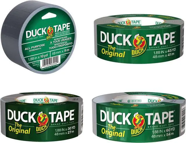Alt view image 3 of 3 - Duck Brand Original All-Purpose Duct Tape: 1.88 in. x 55 yds. (Silver)