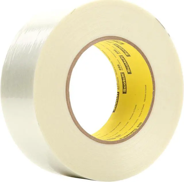 Alt view image 3 of 3 - SCOTCH 898 Filament Tape, Polypropylene, Clear, PK18