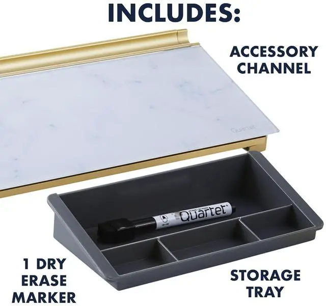 Alt view image 19 of 19 - Quartet Glass Dry-Erase Desktop Computer Pad - 6" (0.5 ft) Width x 18" (1.5 ft) Height - Black Glass Surface - Rectangle - GDP186B - OEM