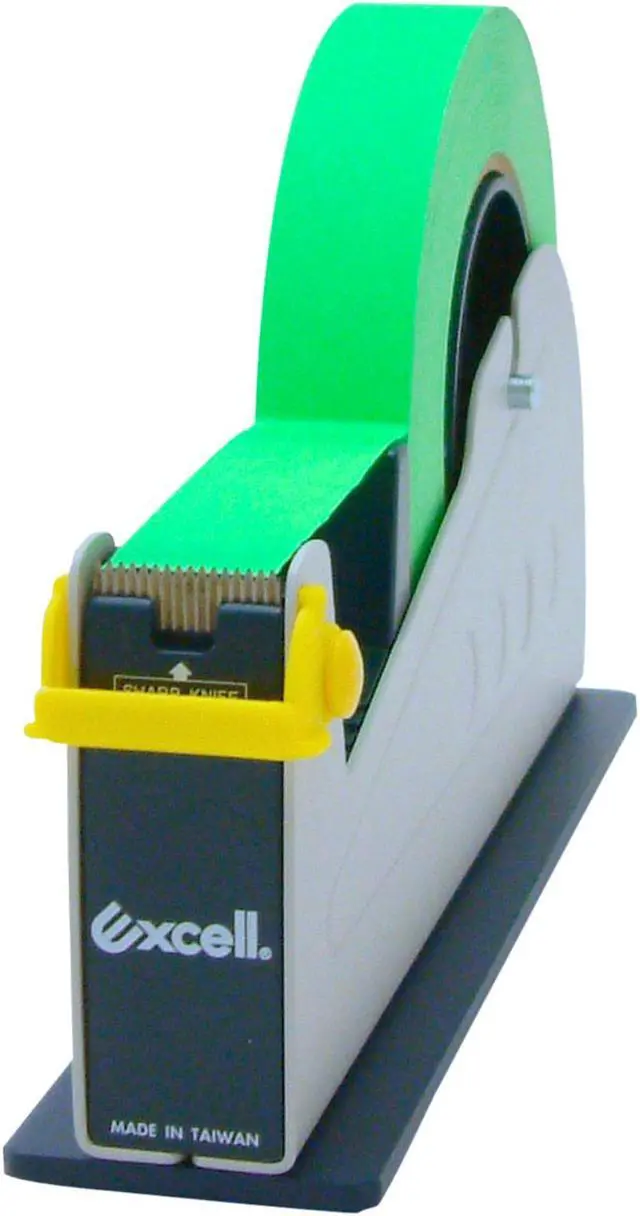 Alt view image 2 of 4 - Excell EX-17 Steel Desktop Tape Dispenser [Padded Foam Base]: 2 in. width (Blue/Grey)